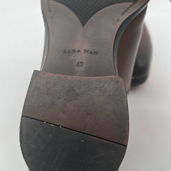 Ecco Men's Melbourne Plain-Toe Oxfords Amber Brown Size 10M‎ - Picture 7 of 7